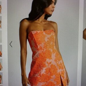 Showpo Orange Mini Dress